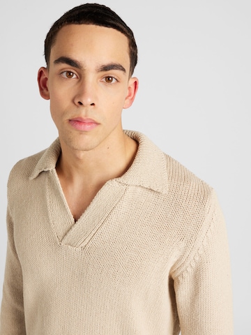 NORSE PROJECTS - Pullover 'Lasse' em bege