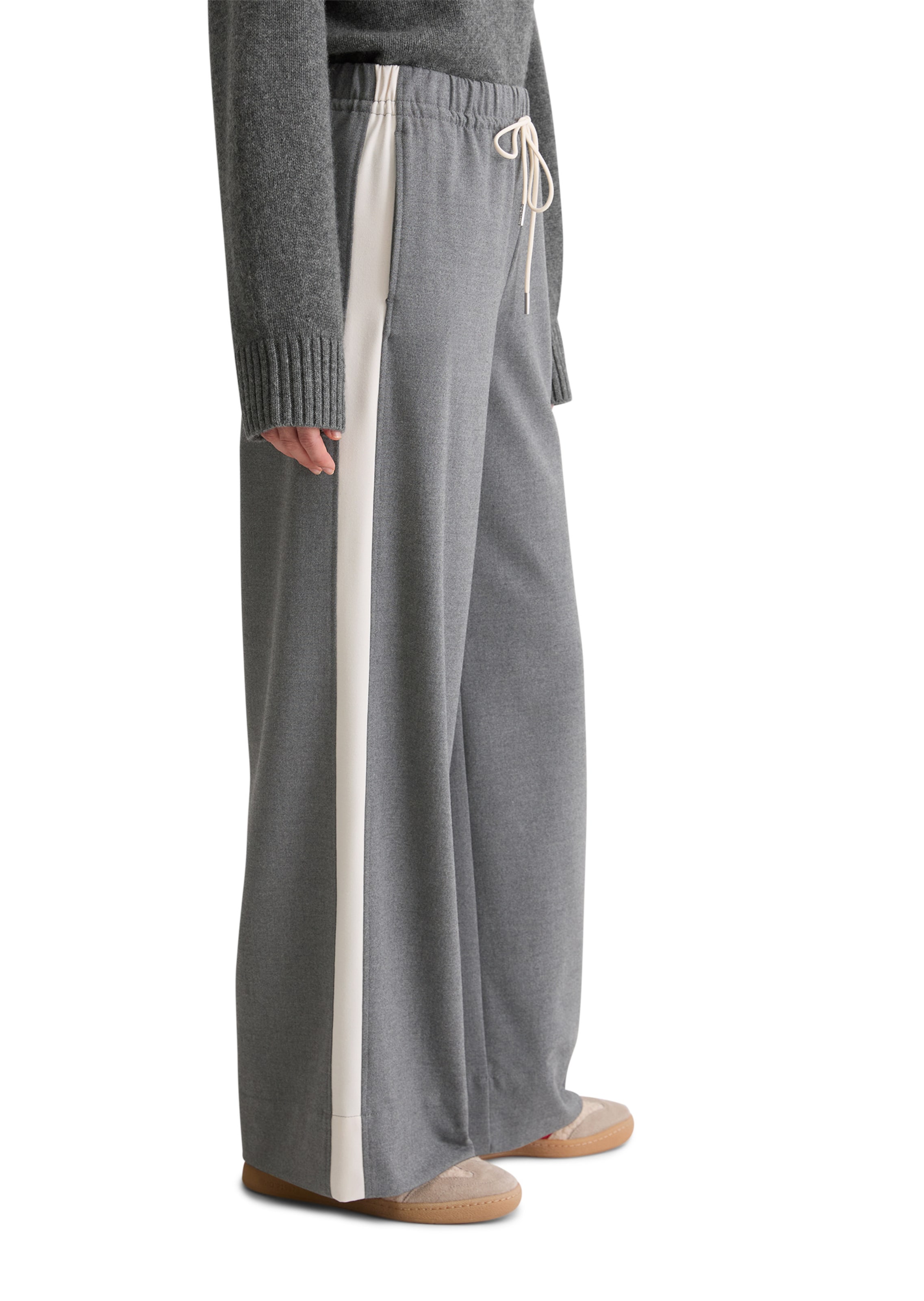 Marc O'Polo Loosefit Broek in Grijs