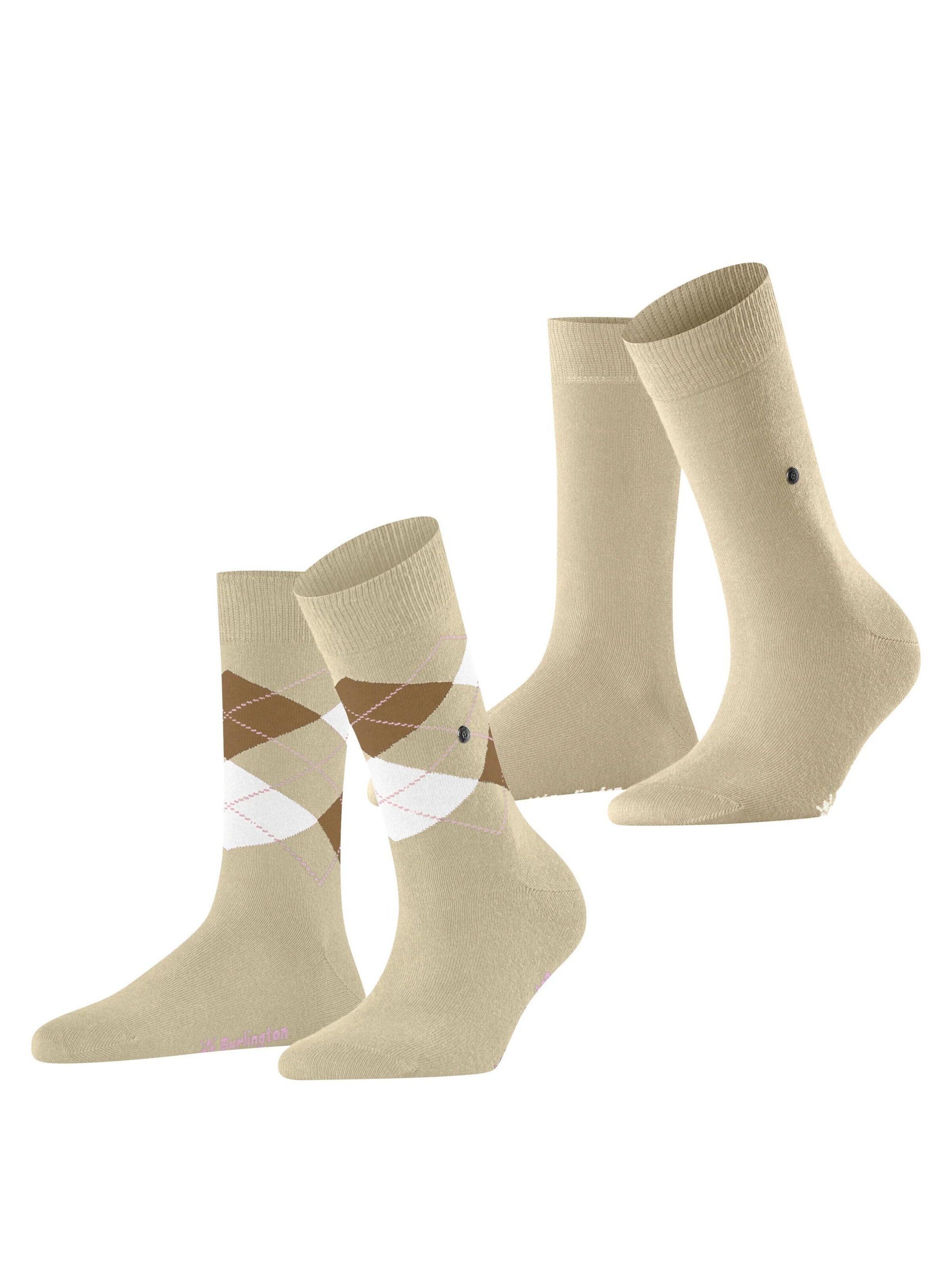 BURLINGTON Socken 'Everyday Mix 2-Pack'‌‌‌‌‌‌‌‌‌ in Beige: Vorderseite