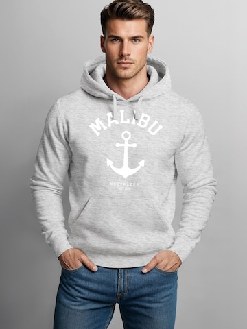 Neverless Sweatshirt 'Malibu Anker' in Grey