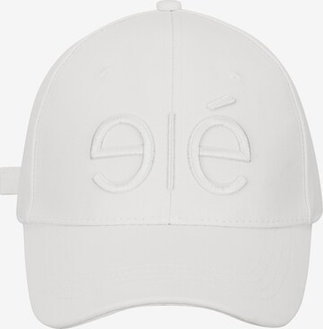 Esmé Studios Cap 'ESJo' in White: front