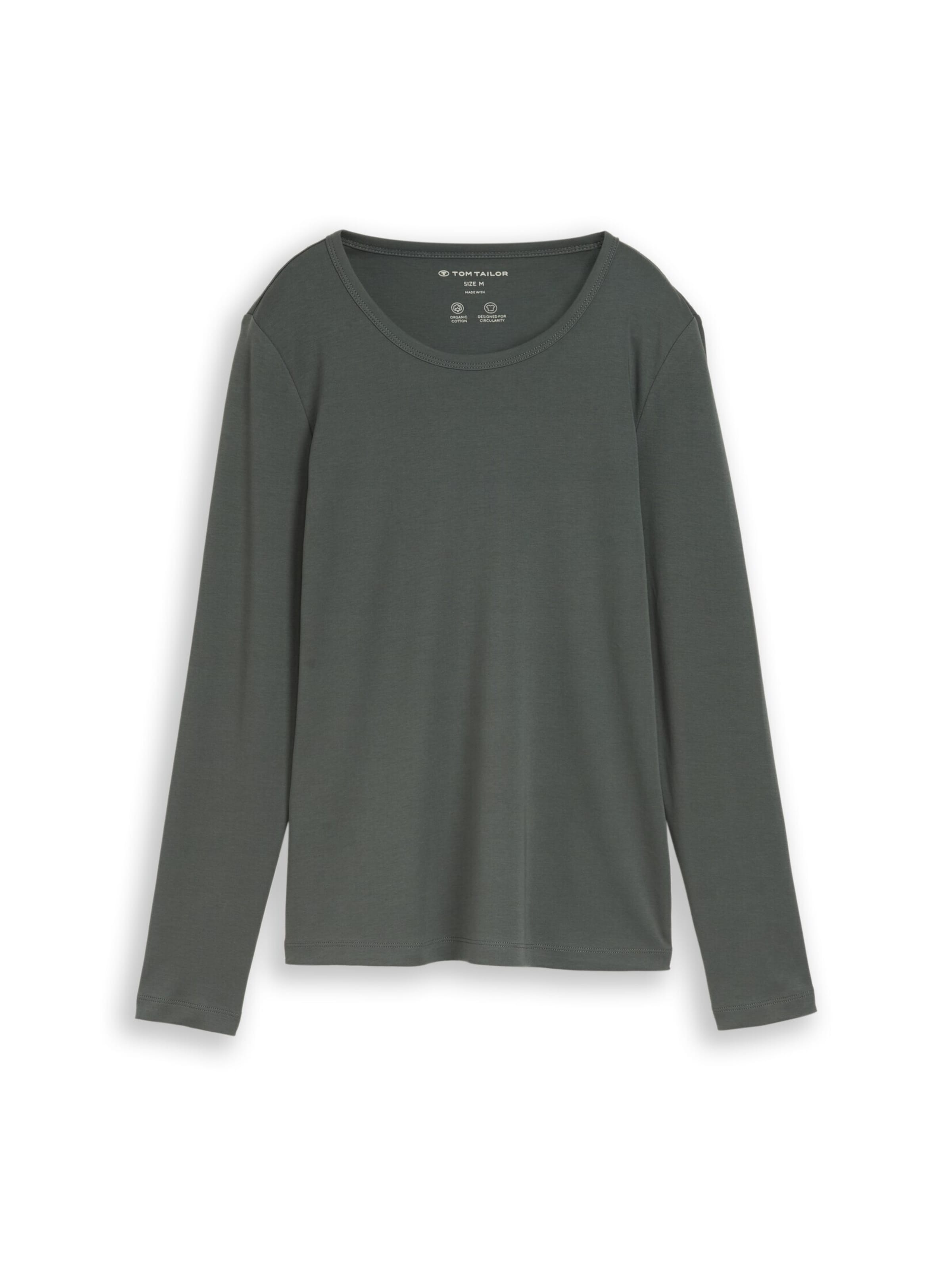 TOM TAILOR Shirt in Green: front