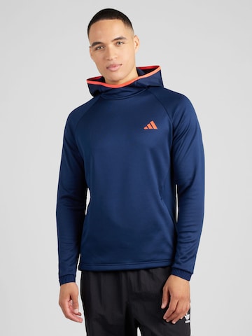 ADIDAS GOLF Sportsweatshirt in Blauw: voorkant