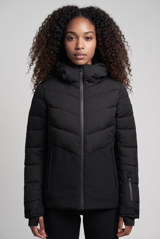 ICEPEAK Jacke in Schwarz: Vorderseite