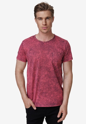 Rusty Neal Shirt in Rood: voorkant