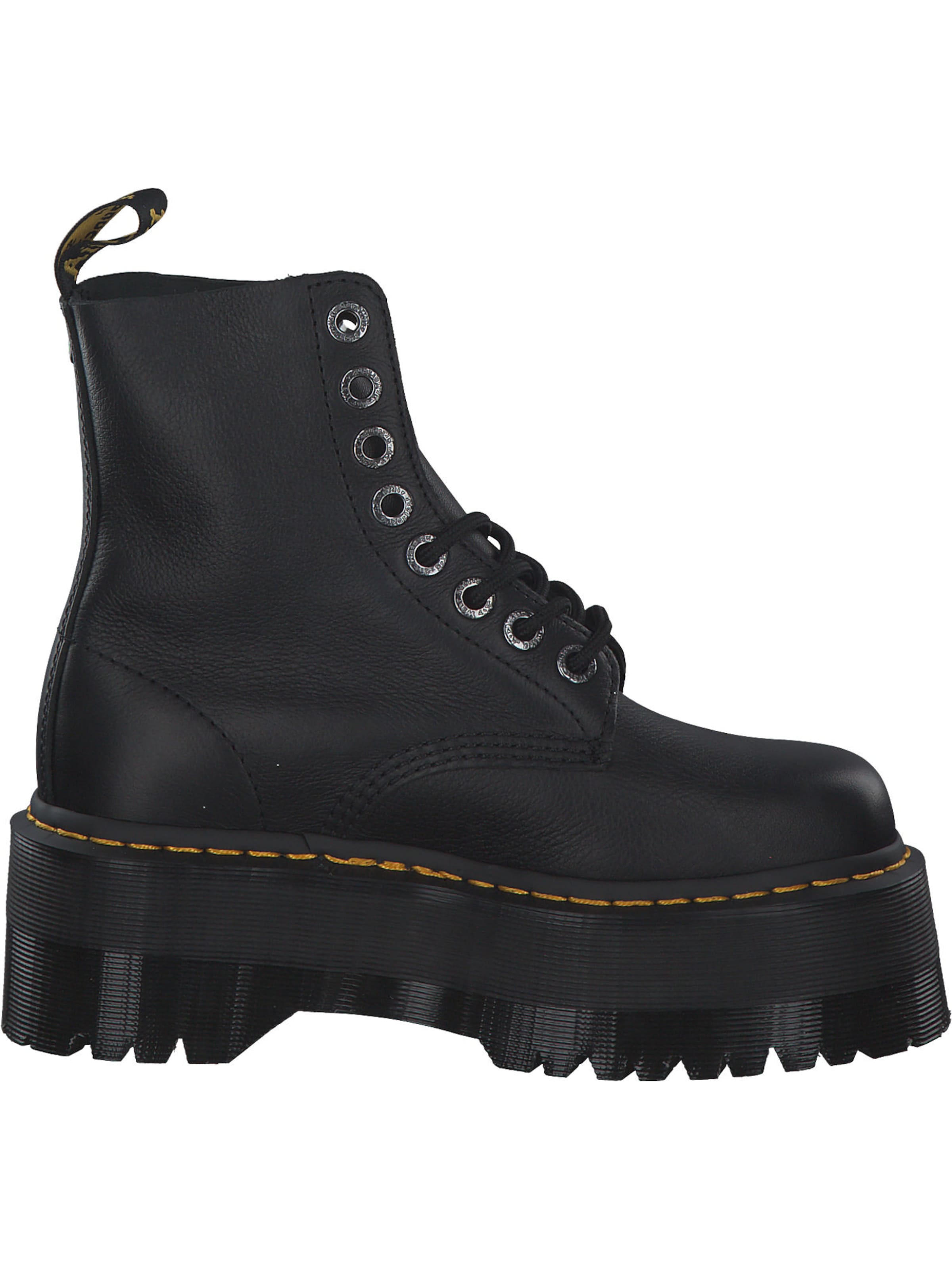 melns Dr. Martens Sienamie zābaki '1460 Pascal Max'