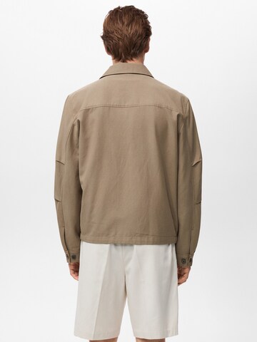 MANGO MAN Between-Season Jacket 'ENNIO' in Brown