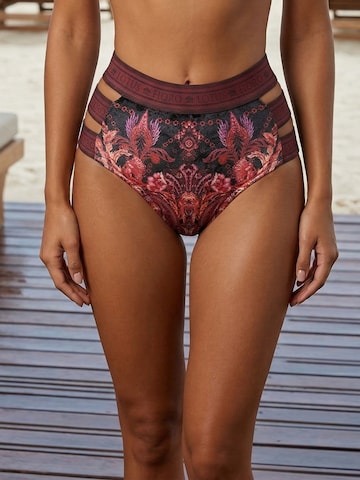 JIORO Bikini bottom 'PAISLEY DARK' in Mixed colours