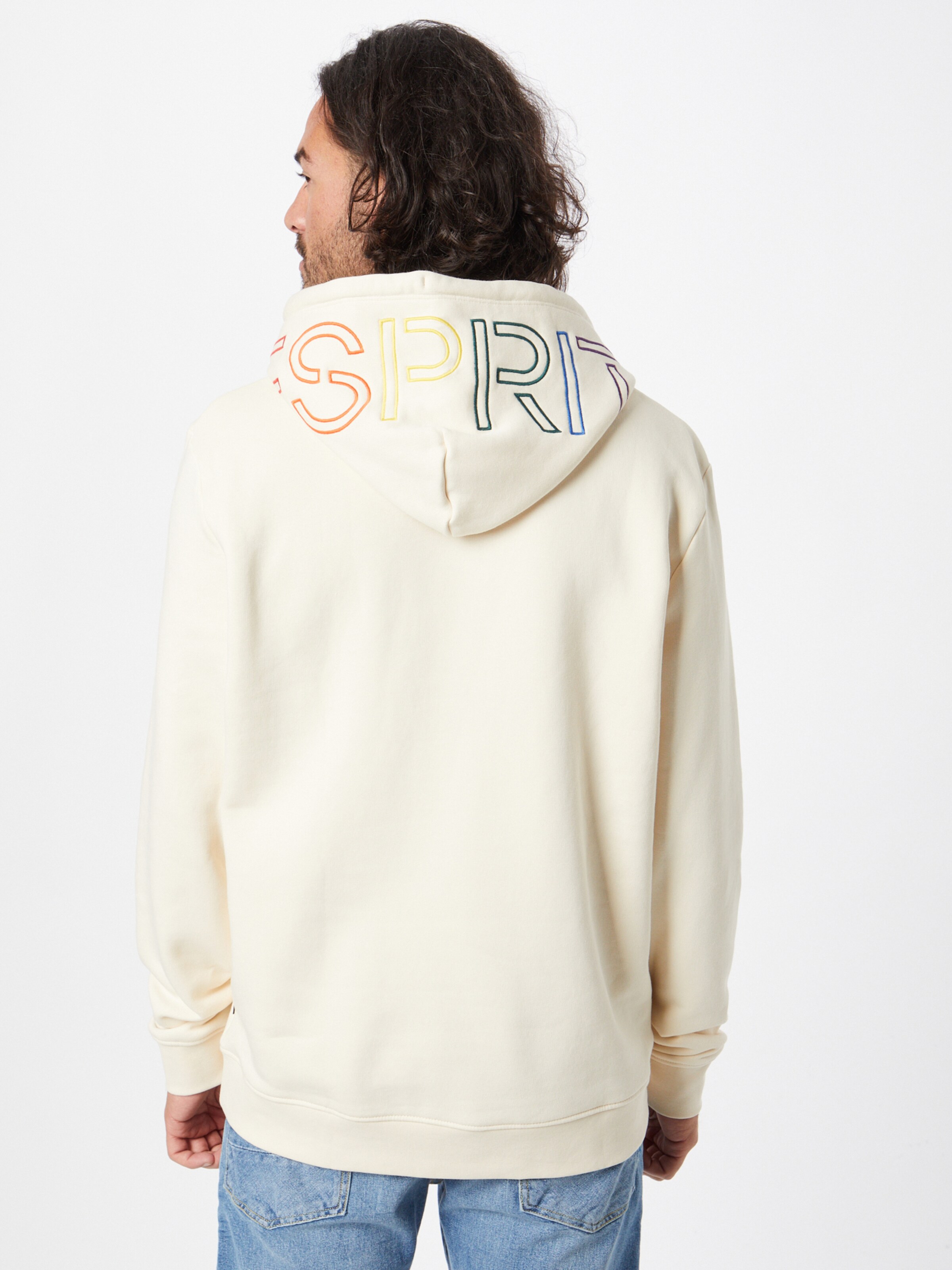 Männer Sweat ESPRIT Sweatshirt in Creme - AE32287 Männer Sweat ESPRIT Sweatshirt in Creme - AE32287