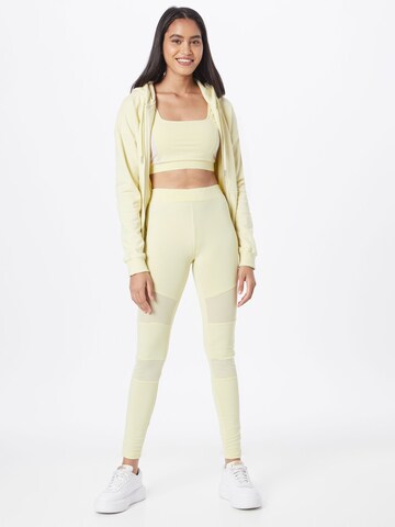 Urban Classics - Skinny Leggings em amarelo