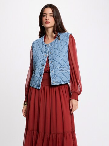 Gilet '261-VQUIL' di Morgan in blu: frontale