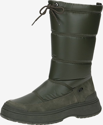 CAPRICE Snow Boots in Green: front