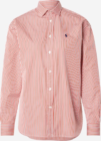 Chemisier Polo Ralph Lauren en rouge : devant