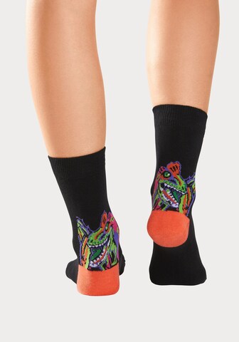 H.I.S Socken in Schwarz