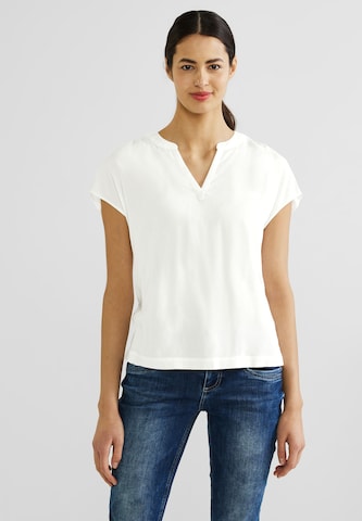 Camicia da donna di STREET ONE in bianco: frontale