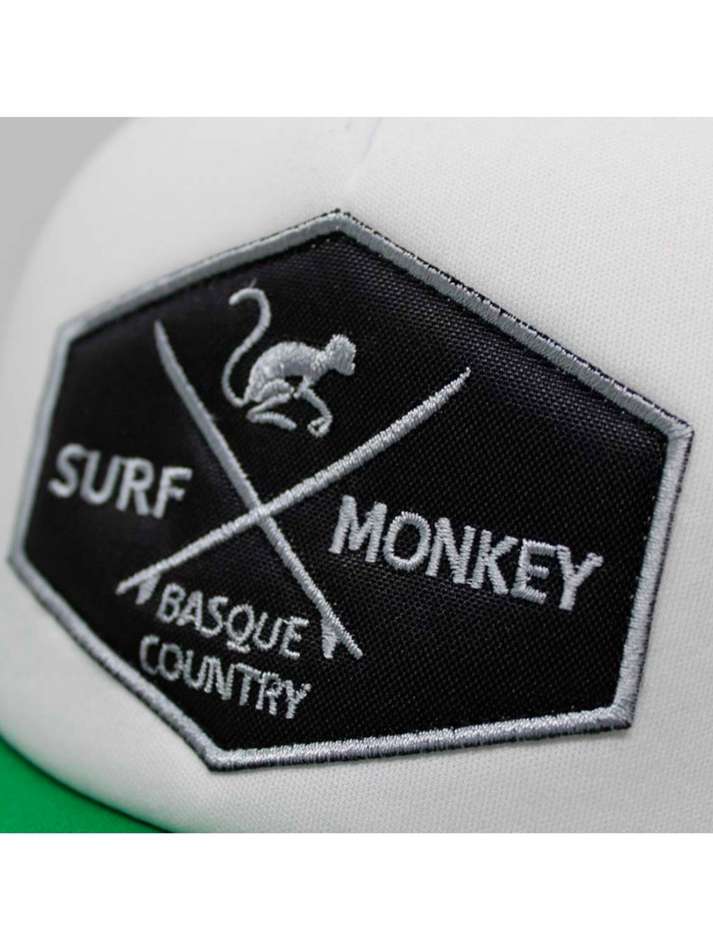 Surf Monkey Athletic Cap in Green