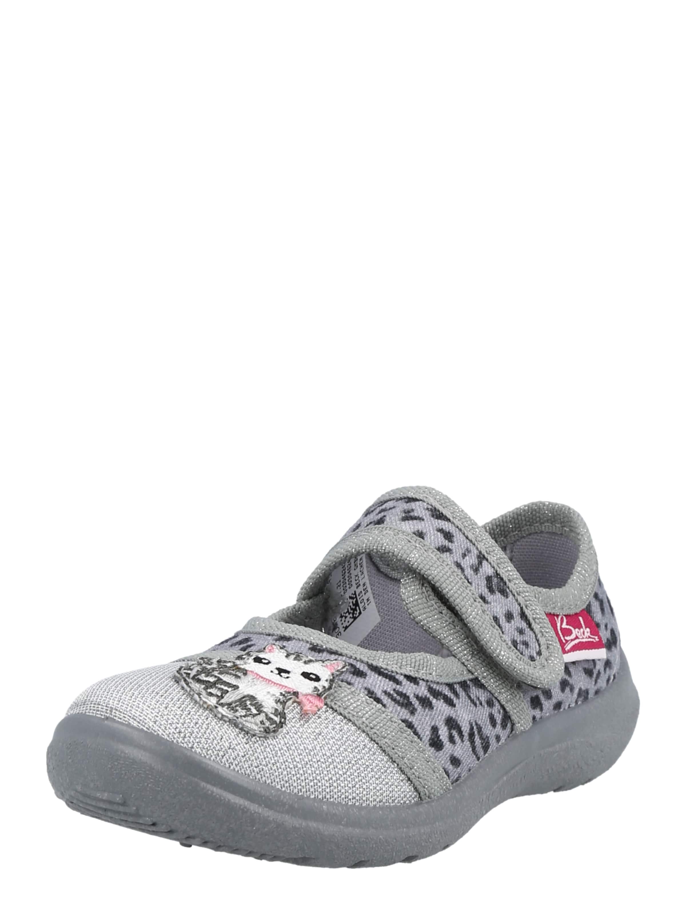 BECK Házi cipő 'MIEZEKATZE' - szürke: elől