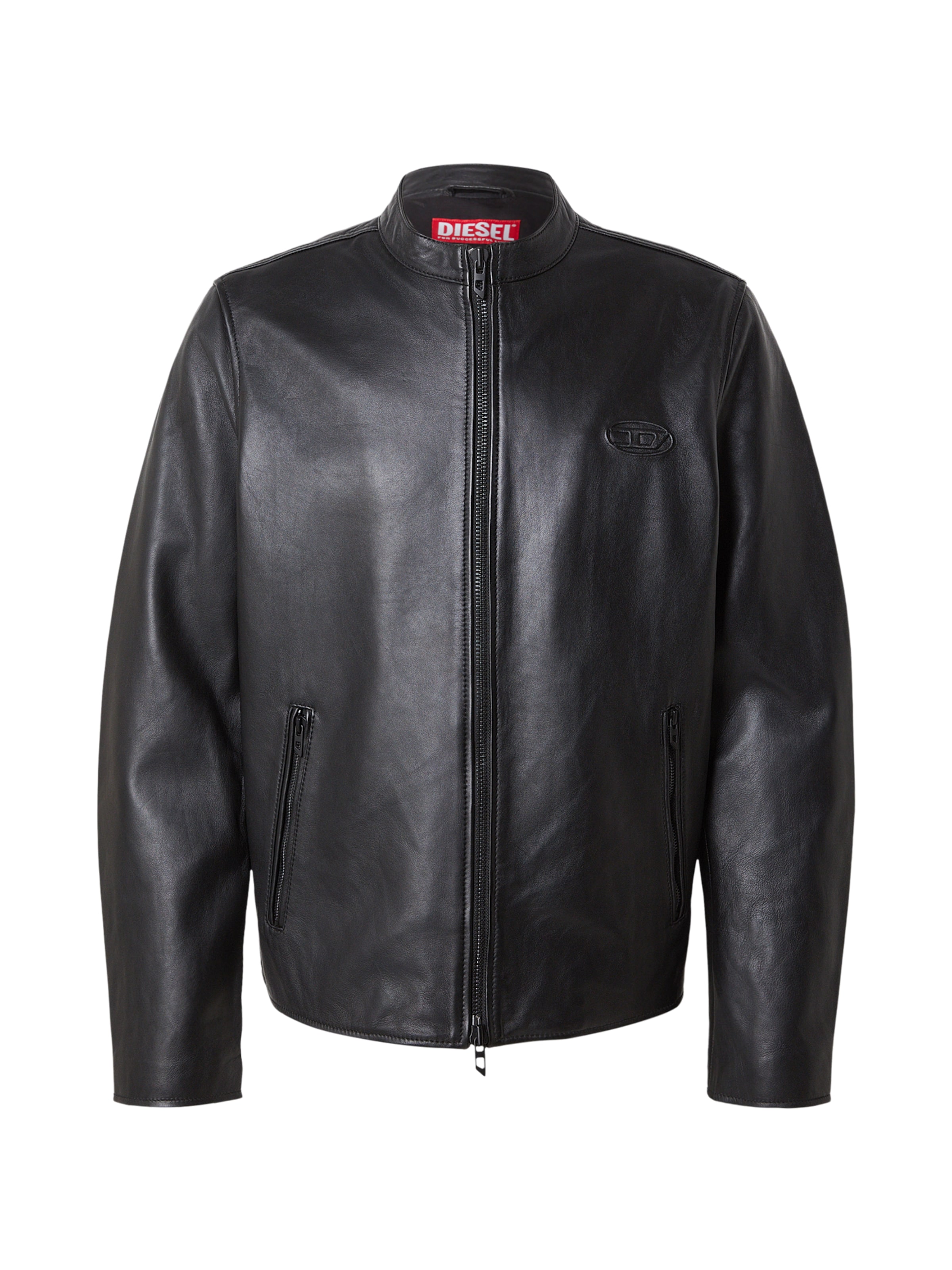 DIESEL Välikausitakki värissä musta: etupuoli