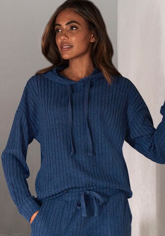 LASCANA Sweatshirt in Blue: front