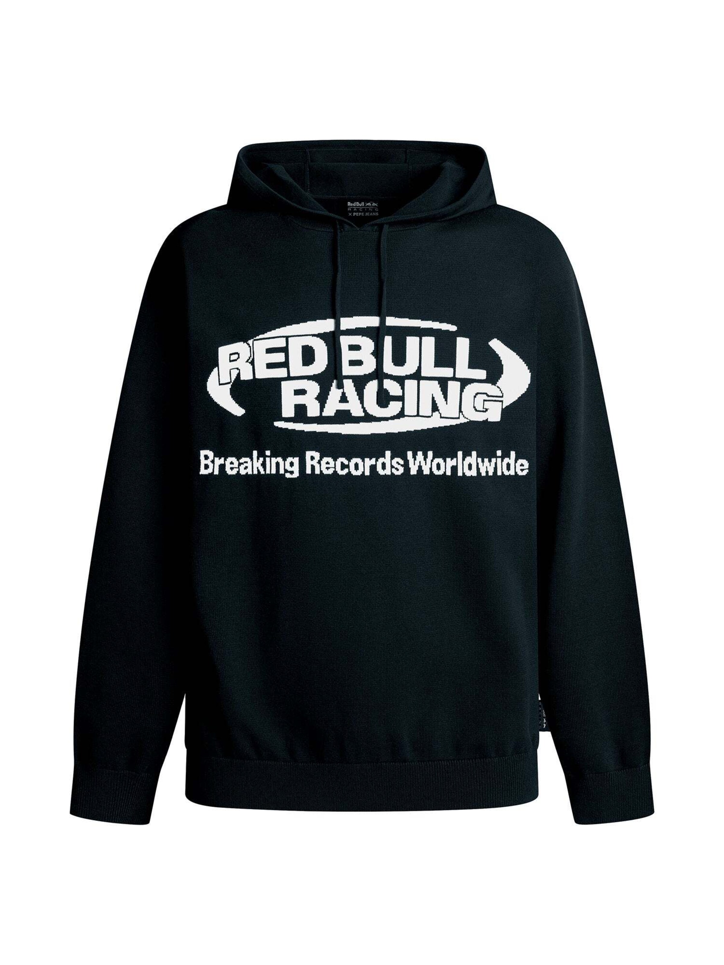 Red Bull Racing x Pepe Jeans Pullover 'Intarsia' in Blau: Vorderseite