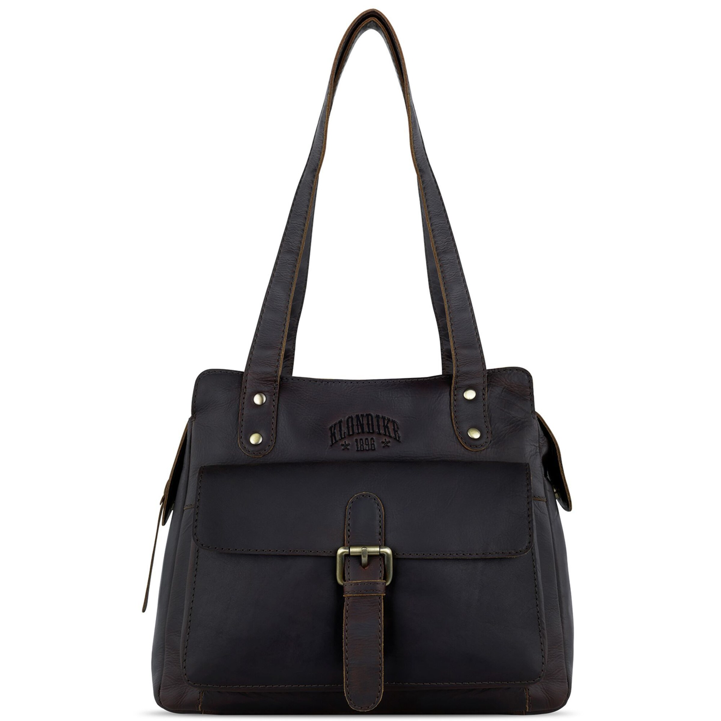 KLONDIKE 1896 Shoulder bag 'Rush Zoe' in Brown: front