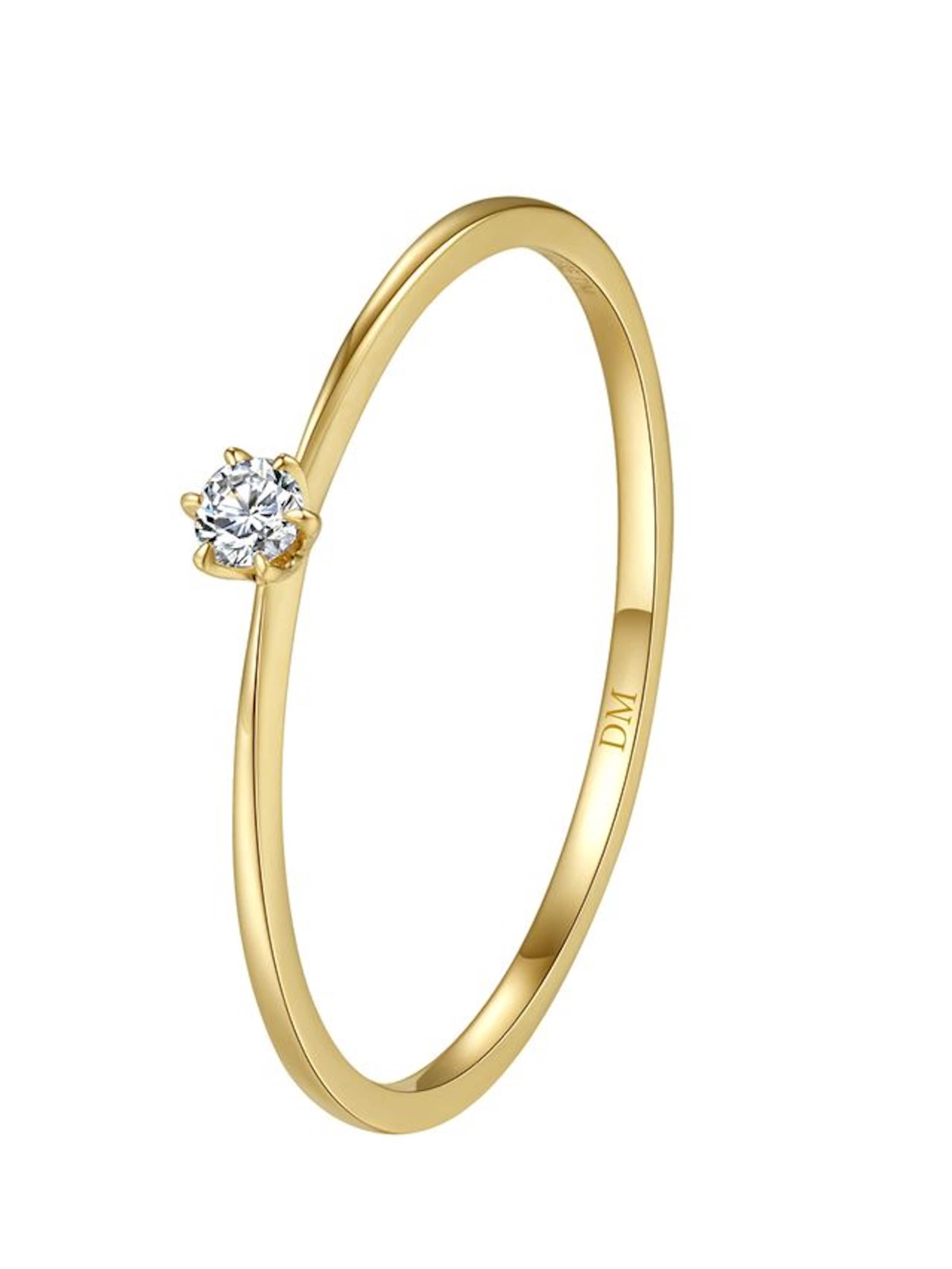 Dear Me Ring 'Completion Aura Ring' in Goud: voorkant