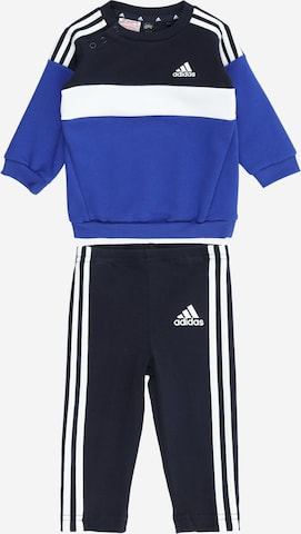 Costum de trening de la ADIDAS SPORTSWEAR pe albastru: față