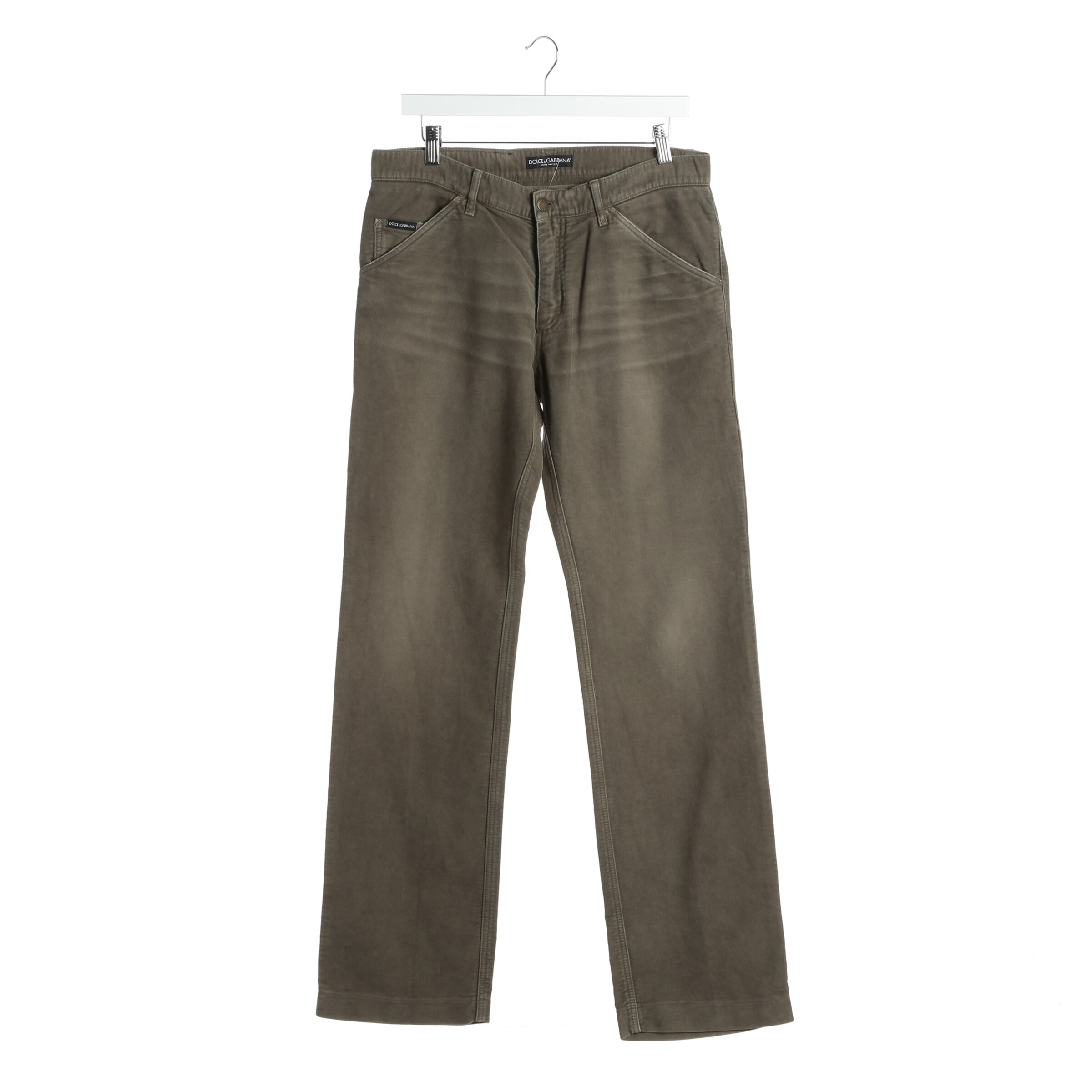 DOLCE & GABBANA Pants in 28 in Grey: front