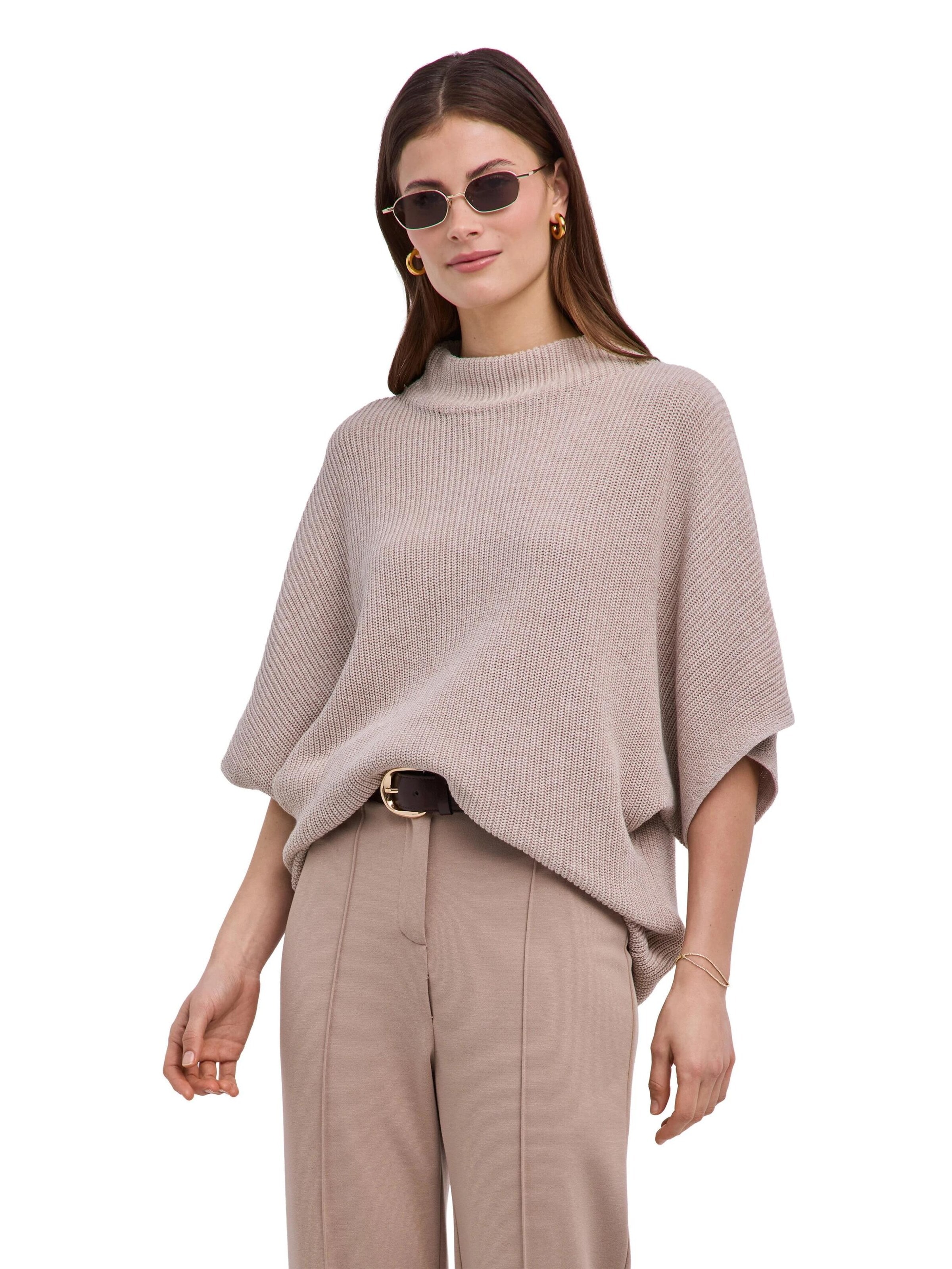 FALKE Sweater in Beige: front