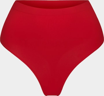 String 'Seamless High-Waist Tanga' di cfab (formerly creamy fabrics) in rosso: frontale