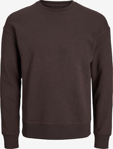 JACK & JONES Sweatshirt 'Bradley' in Bruin: voorkant