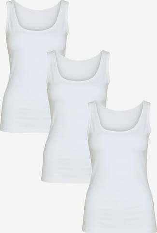 Maillot de corps 'BASIC MAX Tanktop 3er Pack' Maxte en blanc : devant