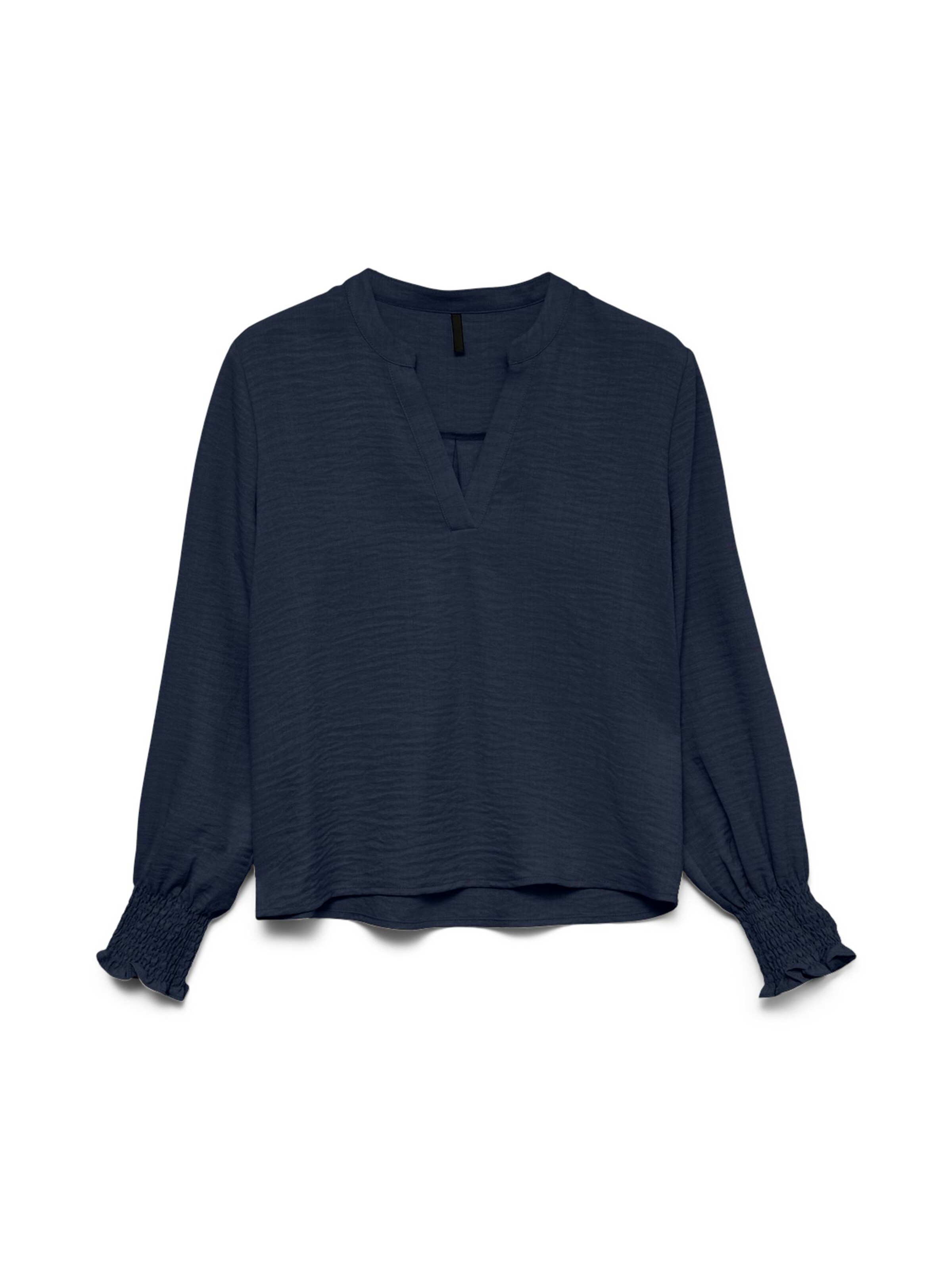 VERO MODA Blouse 'MELANEY' in Blauw: voorkant