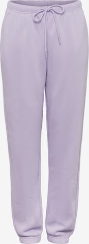 Pantalon 'Chilli' Pieces Kids en violet : devant