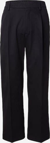 NN07Loosefit Hlače na crtu 'Kay 1420' - crna boja: prednji dio