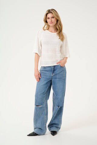 Kaffe Sweater 'Natalie' in White