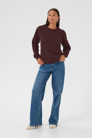 Kaffe Sweatshirt 'KAlea' in Brown
