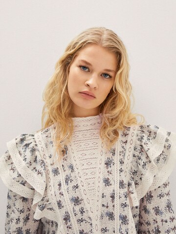 MANGO Bluse 'OVERY' in Beige