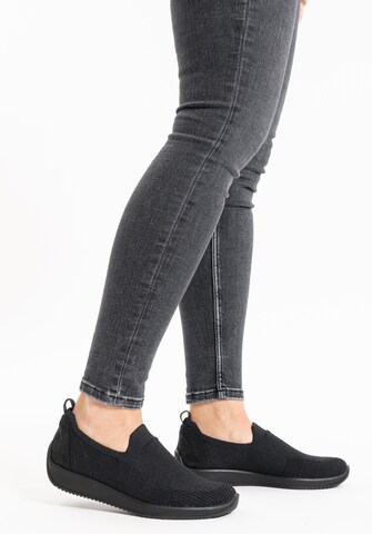 ARA Slip On 'Fusion4' in Schwarz