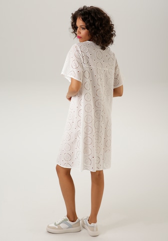 Aniston CASUAL Blusenkleid '95819427' in Weiß