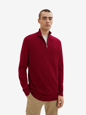 TOM TAILOR Sweater in Red: front