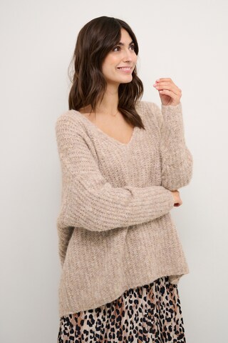 Pullover 'CU Brava' di CULTURE in beige: frontale