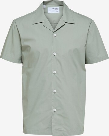 SELECTED HOMME Regular fit Риза 'Meo' в зелено: отпред