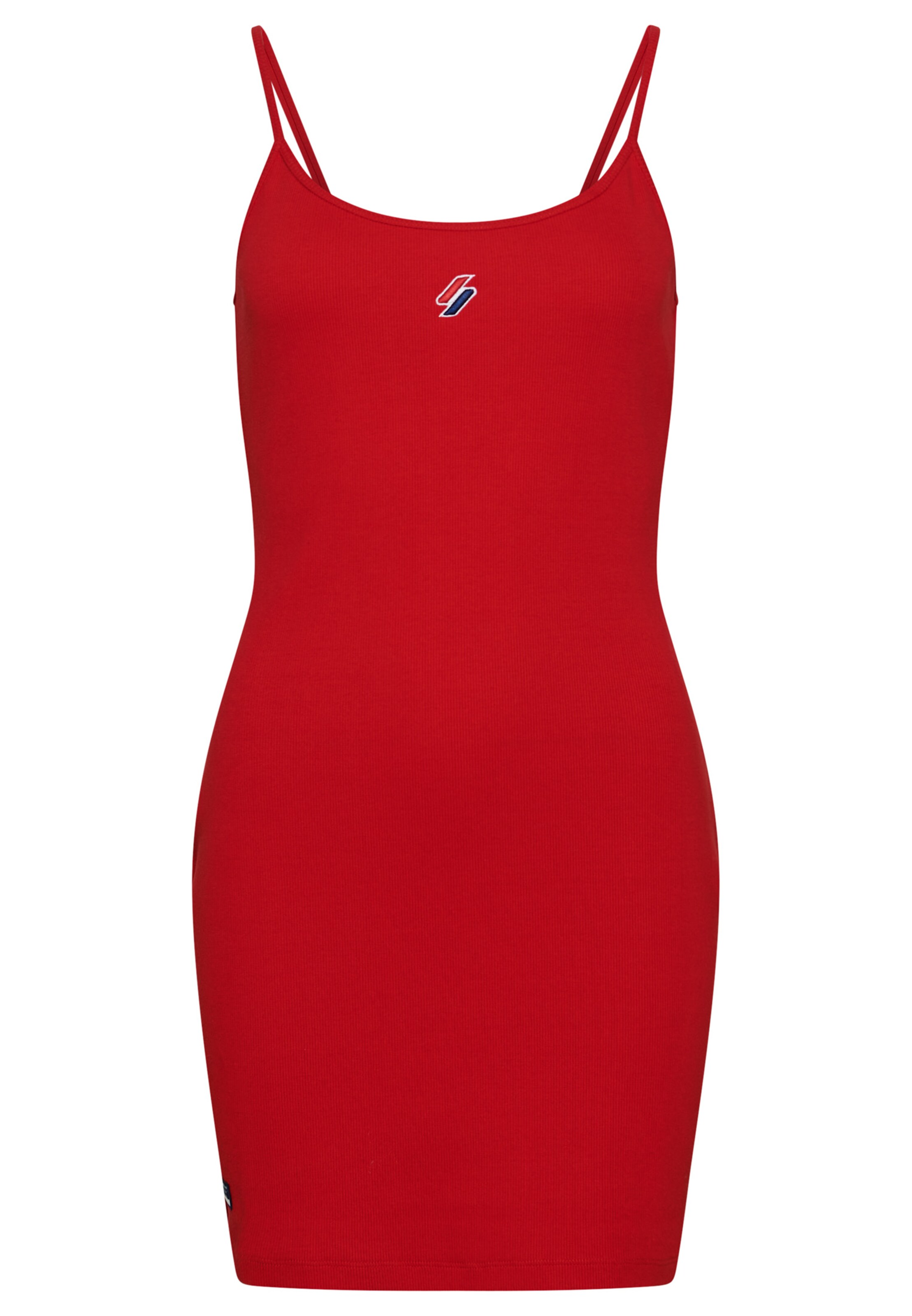 Frauen Große Größen Superdry Kleid 'Essential' in Rot - NP75739