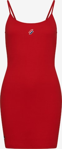 Superdry Jurk 'Essential' in Rood: voorkant