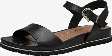 TAMARIS Sandals in Black: front