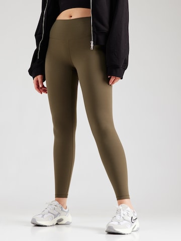 Skinny Leggings 'Chani' de la WEEKDAY pe verde: față