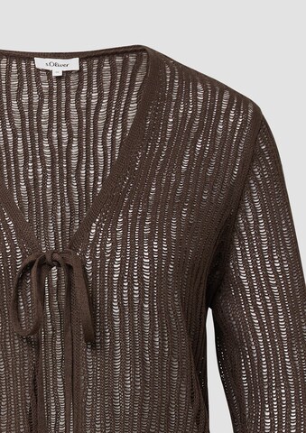 s.Oliver Strickjacke in Braun