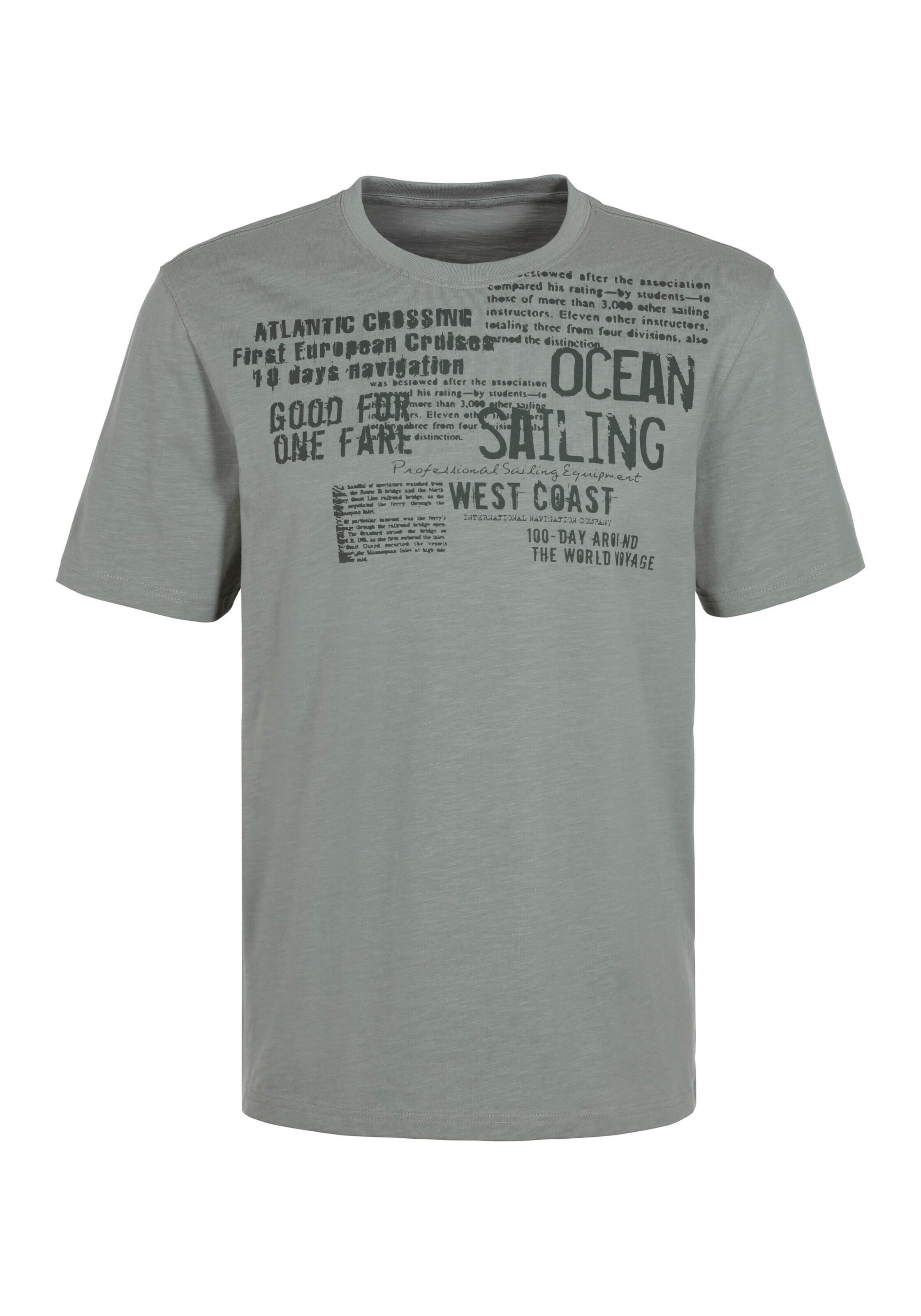 JOHN DEVIN Shirt in Green: front