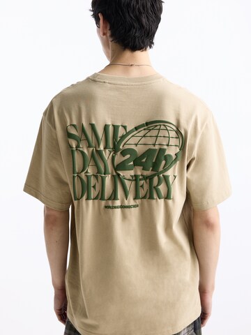 Pull&Bear Bluser & t-shirts i beige